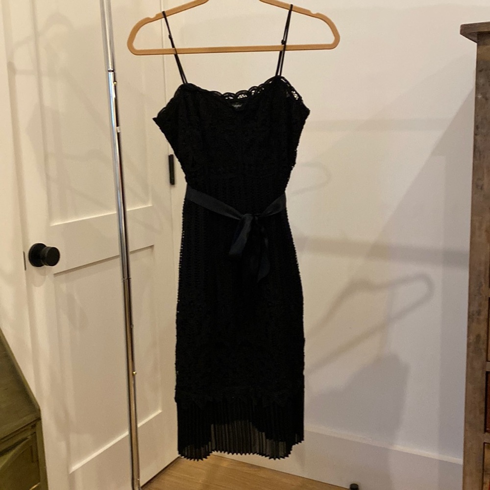 Vintage Betsy Johnson crocheted dress
